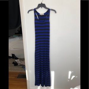 Striped maxi dress